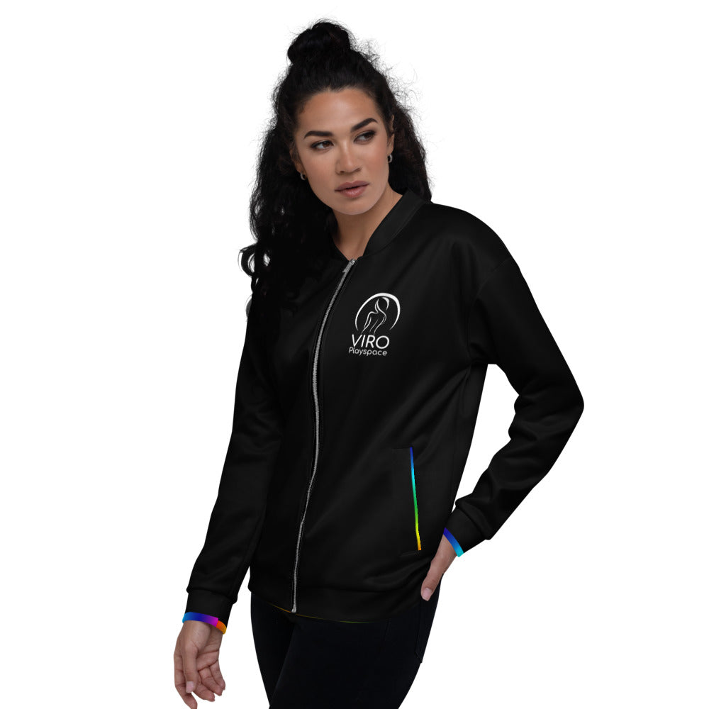 Vi Rose Pride Unisex Bomber Jacket - No Hood