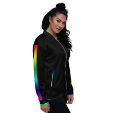 Load image into Gallery viewer, Vi Rose Pride Unisex Bomber Jacket - No Hood
