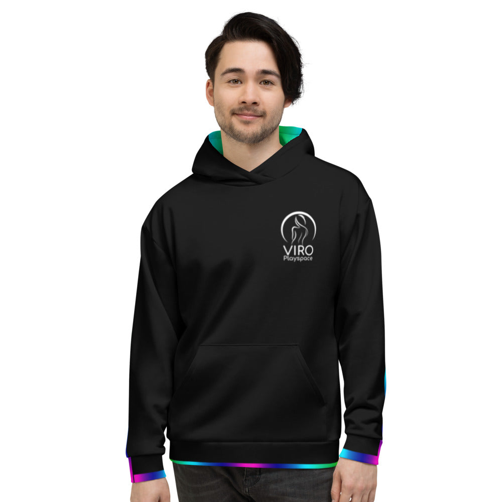 Vi Rose Pride Unisex Hoodie - No Zipper More RGB