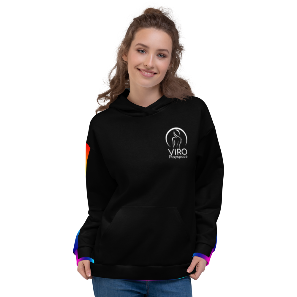 Vi Rose Pride Unisex Hoodie - No Zipper More RGB