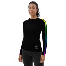 Load image into Gallery viewer, Vi Rose Pride Women&#39;s Rash Guard
